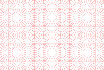 Circle Pattern Red