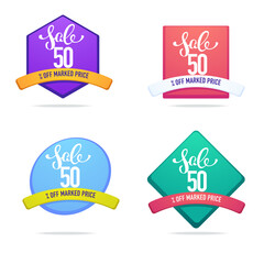 super sale, vector collection of bright discount bubble tags, banners and stickers