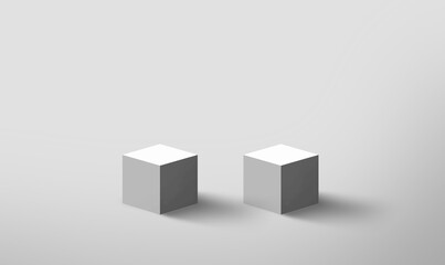 2つのキューブ