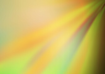 Light Green, Yellow vector blurred background.
