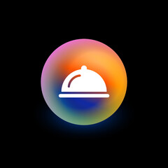 Fototapeta premium Restaurant - App Button
