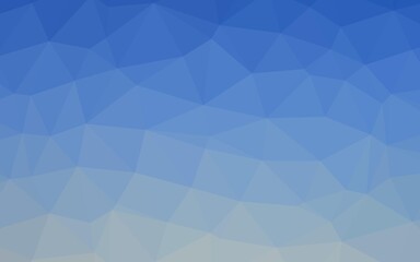 Light BLUE vector blurry triangle pattern.