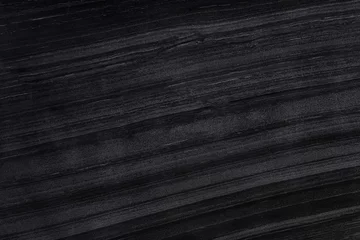 Zelfklevend Fotobehang Black Marine - polished natural black marble stone slab, texture for perfect interior or other design project. © Dmytro Synelnychenko