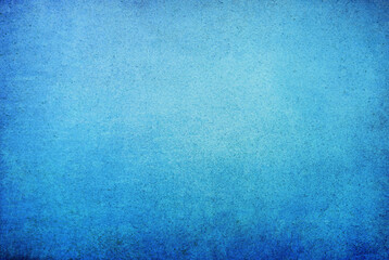 Fototapeta na wymiar Grain blue paint wall background or texture