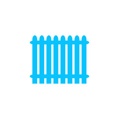 Fence icon flat.