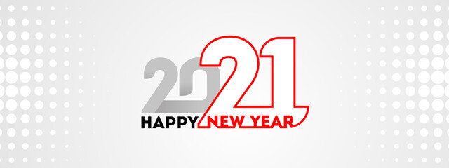 2021 logo numbers Happy New Year elegant design Vector illustration. Isolated on white background minimalistic typography 2021.