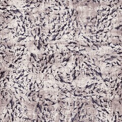 Dark purple and beige texture seamless pattern. High quality illustration. Silhouette of natural material arranged in a seamless pattern. Outlined sketch surface design. Wrinkled cloth texture.