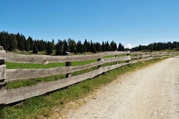 landscape with fence