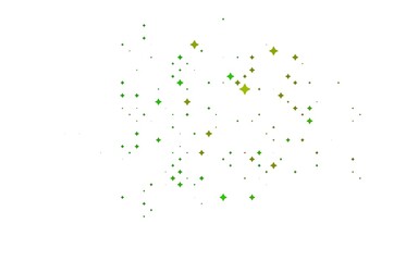 Light Blue, Yellow vector background with colored stars.