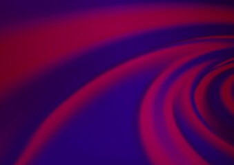 Fototapeta premium Dark Purple vector blurred background.