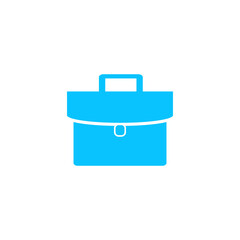 Briefcase icon flat.