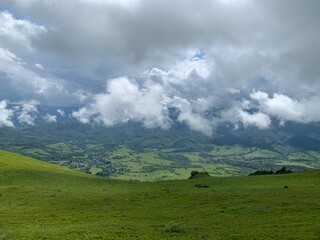 landscape with clouds