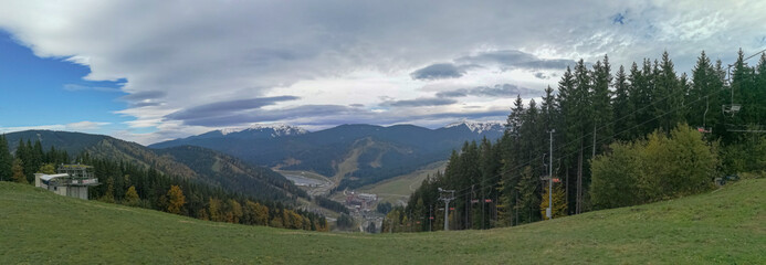 Fototapeta premium mountain landscape with sky