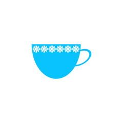 Cup icon flat.