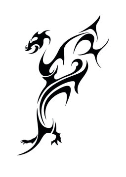 chinese dragon thirtiethfour of the big collection ethnic tattoo symbol sticker