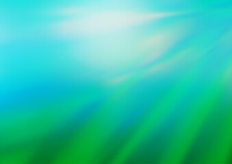 Light Blue, Green vector abstract blurred pattern.