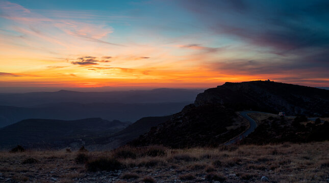 Sunset coll d'Ares
