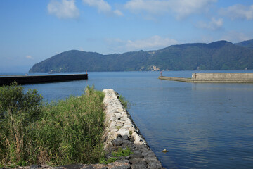 琵琶湖　尾上港