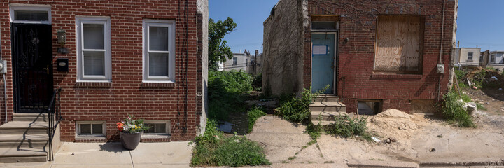 Example of gentrification in south Philadelphia.