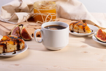 yummy sweet pie as tasty treat concept