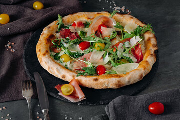 pizza with vegetables