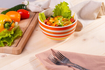 fresh veggie salad