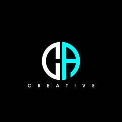 CA Letter Initial Logo Design Template Vector Illustration	
