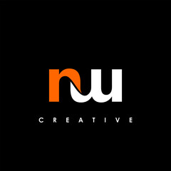 NW Letter Initial Logo Design Template Vector Illustration	
