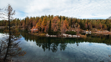 lake in autumn