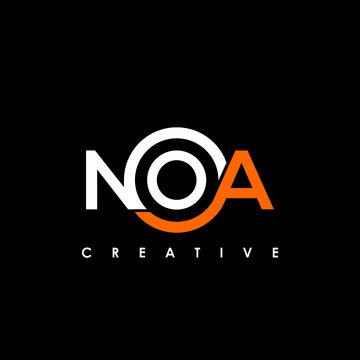 NOA Letter Initial Logo Design Template Vector Illustration	
