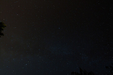 Starry Night Sky with stars