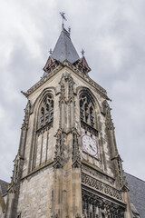 Fragment of Amiens Church of Saint-Leu, dedicated to Bishop of Sens - Saint Leu. Built in 1481,...
