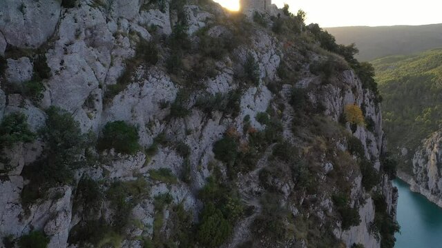 sunset at the hermitage of Pertusa