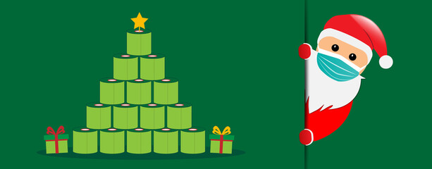 Weihnachtsbaum Toilettenpapier