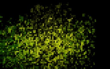 Dark Green vector template with crystals, rectangles.