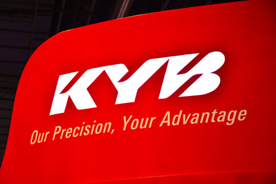 KYB booth at Manila Auto Salon car show in Pasay, Philippines