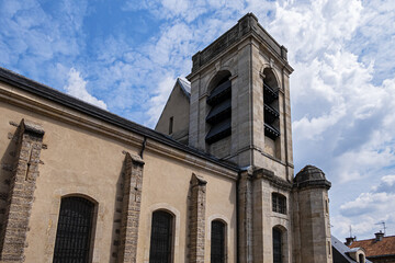 Fototapeta na wymiar Roman Catholic Church Saint Martin of Meudon (Eglise Saint-Martin de Meudon, 1570). Municipality of Meudon (in the southwestern suburbs of Paris), Hauts-de-Seine, Ile-de-France, France.