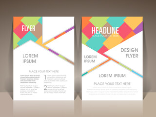 Business brochure flyer design a4 size template. 