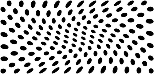 Black and white polka dot pattern. polka dot wave vector