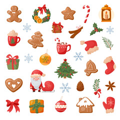 Set of vector illustrations in cartoon style. Isolated on white background.