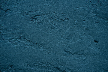 Abstract grunge blue dark stucco wall texture background with empty space for text for paper background.