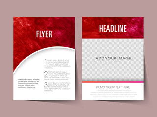 Business brochure flyer design a4 size template. 