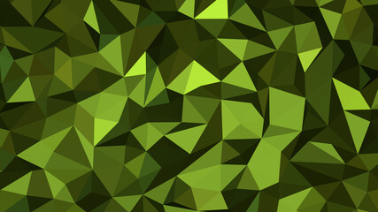 Olive drab abstract background. Geometric vector illustration. Colorful 3D wallpaper.
