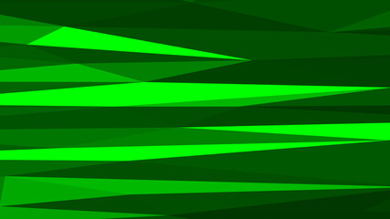 Green abstract background. Geometric vector illustration. Colorful 3D wallpaper.