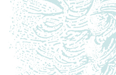 Grunge texture. Distress blue rough trace. Bold ba