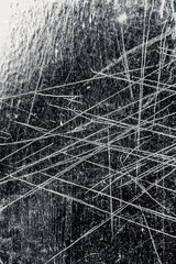 Abstract monochrome grunge stripes background for design.