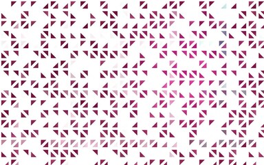 Light Pink vector texture in triangular style.