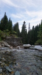 river in the mountains