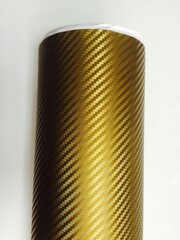 Carbon film, vinyl, gold