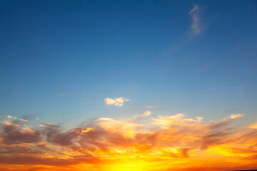 Fototapeta premium Clouds in flame